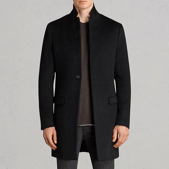 ALLSAINTS Bodell Coat - Black - Size 34 - Picture 1 of 8